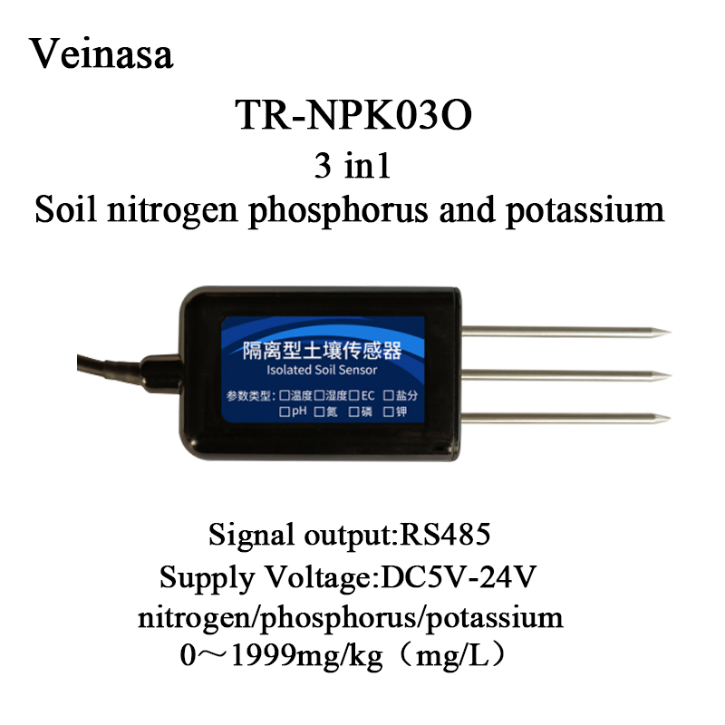 Soil Moisture Sensor - 2026 TR-NPK03O Soil Temperature & Moisture
