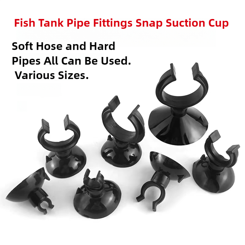 Fish Pond Aerator - 5/10Pcs Black Aquarium Suction Cup Air