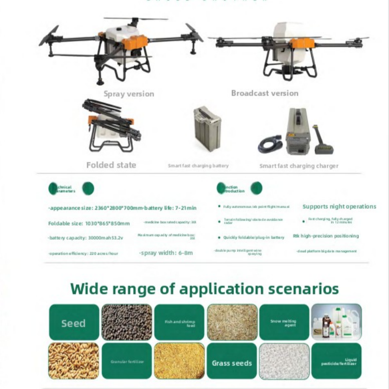 Plastic Electric Agricultural  - Drone Crop Sprayer のレビューと価格