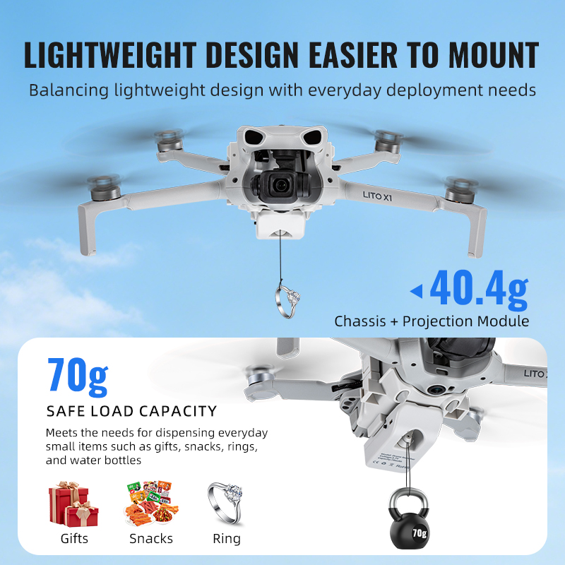 Airdrop System 12KM for DJI Li - Drone Crop Sprayer のレビューと価格