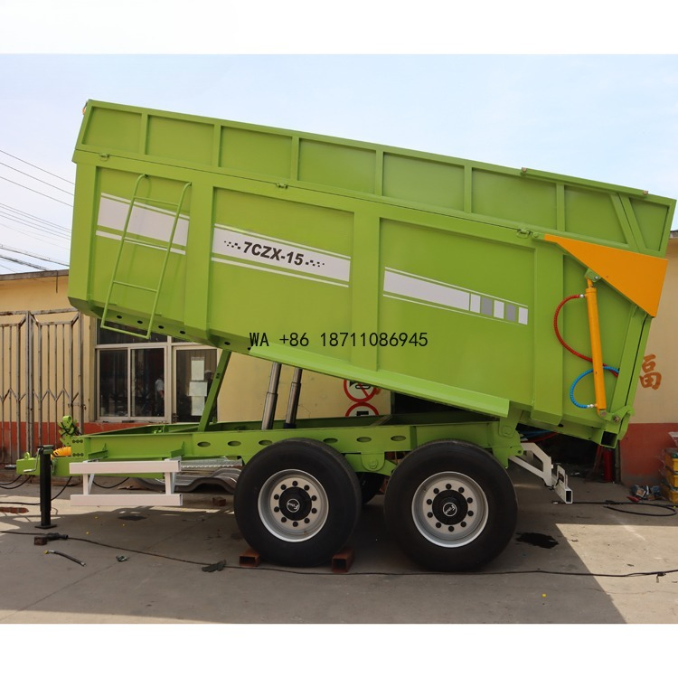 Hydraulic Silage Farm Trailer  - Grain Farming Agriculture のレビューと価格