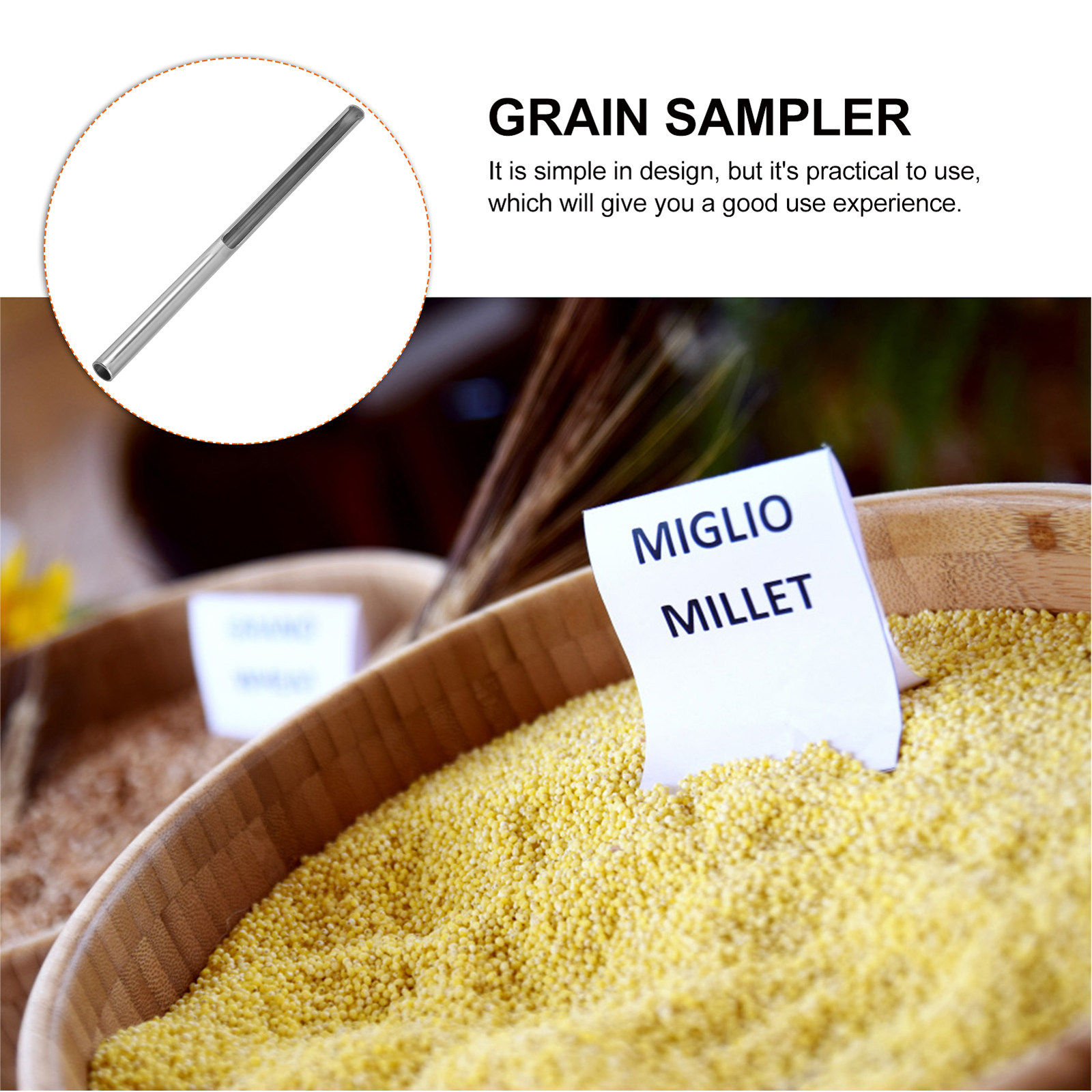 Corn Sampler Probe Grain Bulk  - Grain Farming Agriculture のレビューと価格