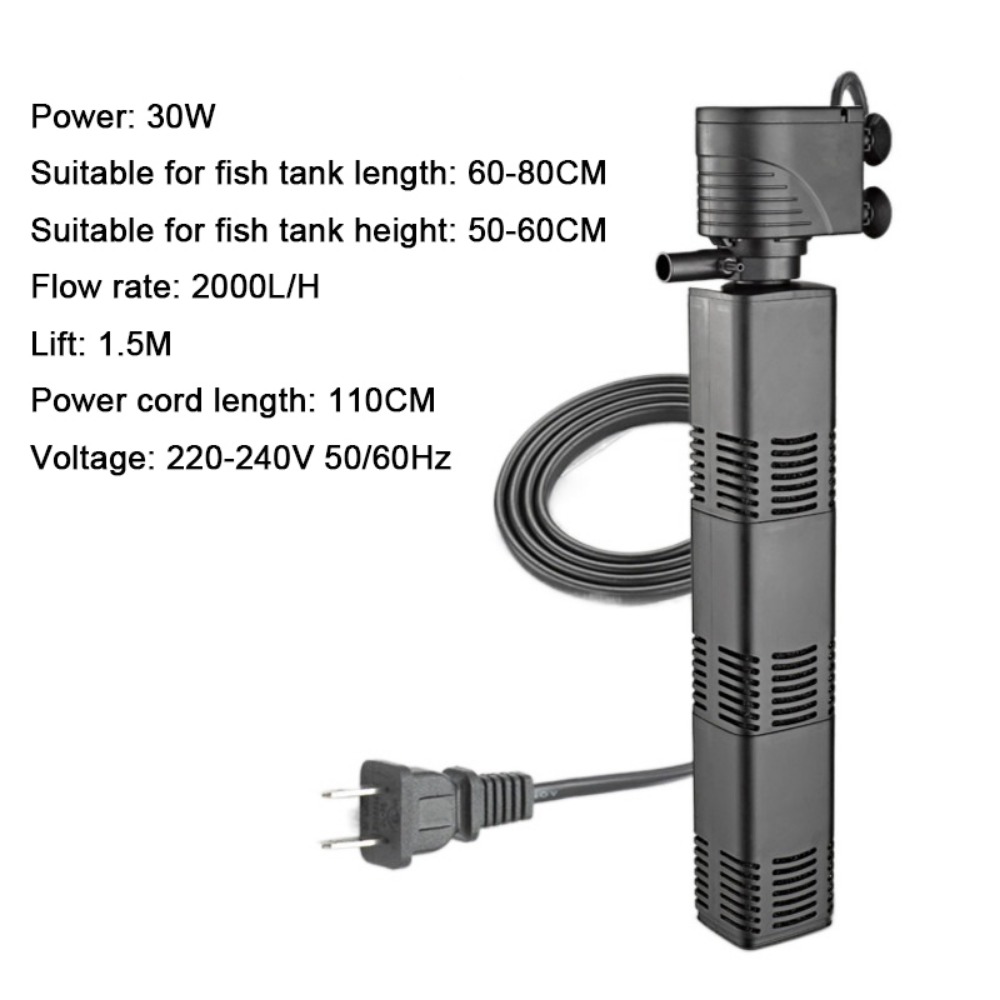 Plastic 3 in 1 Fish Tank Filte - Fish Pond Aerator のレビューと価格