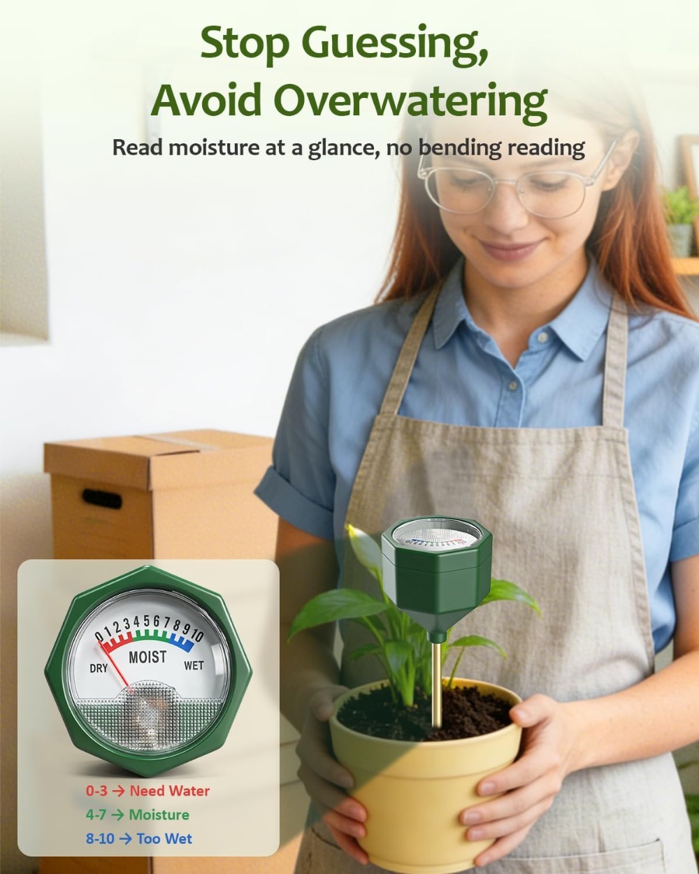 Soil Moisture Meter, Plant Wat - Soil Moisture Sensor のレビューと価格