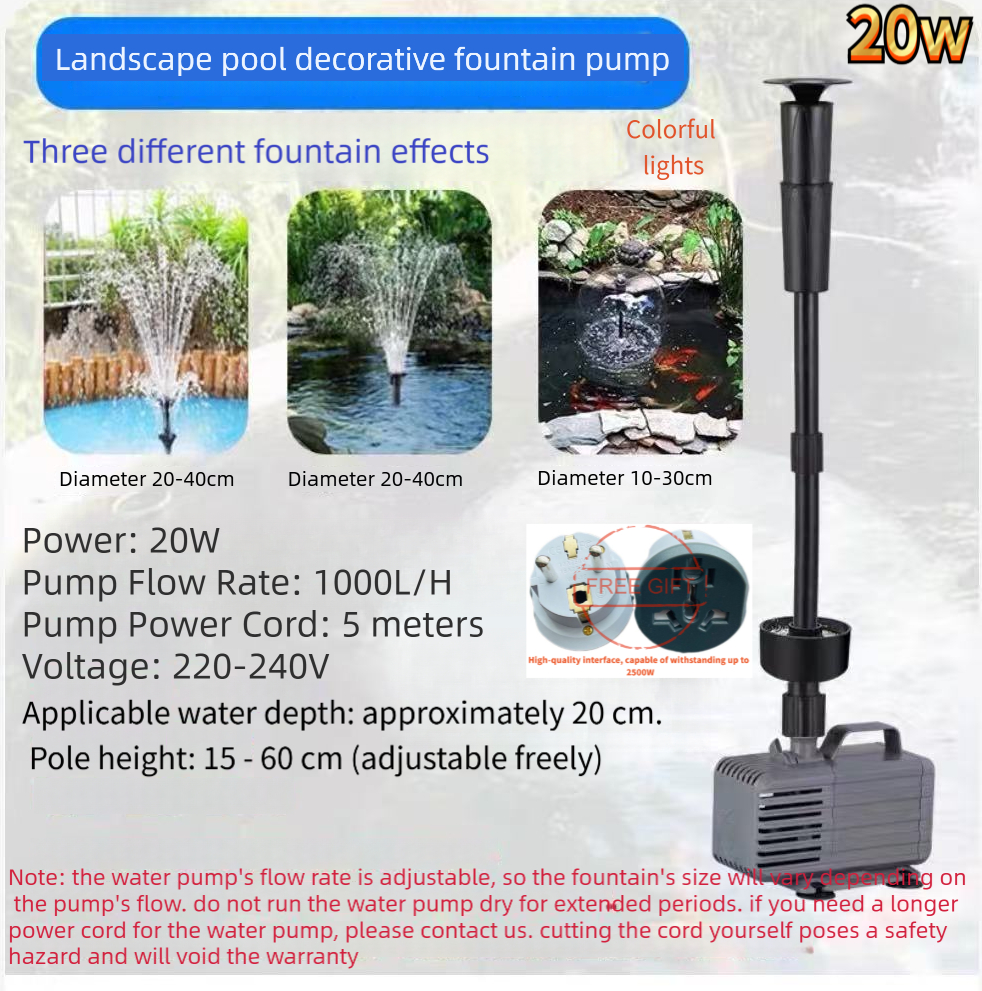 Fountain pump, water pump, lan - Fish Pond Aerator のレビューと価格